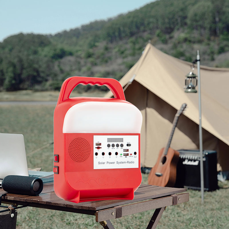 キャンプのためのリチウム電池が付いている携帯用太陽電池パネルのキットの充満照明装置
