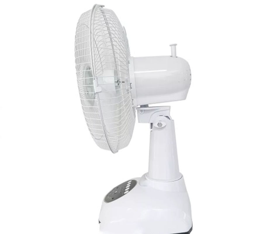 電気テーブルの携帯用太陽再充電可能なファン力銀行機能と満たす12インチ