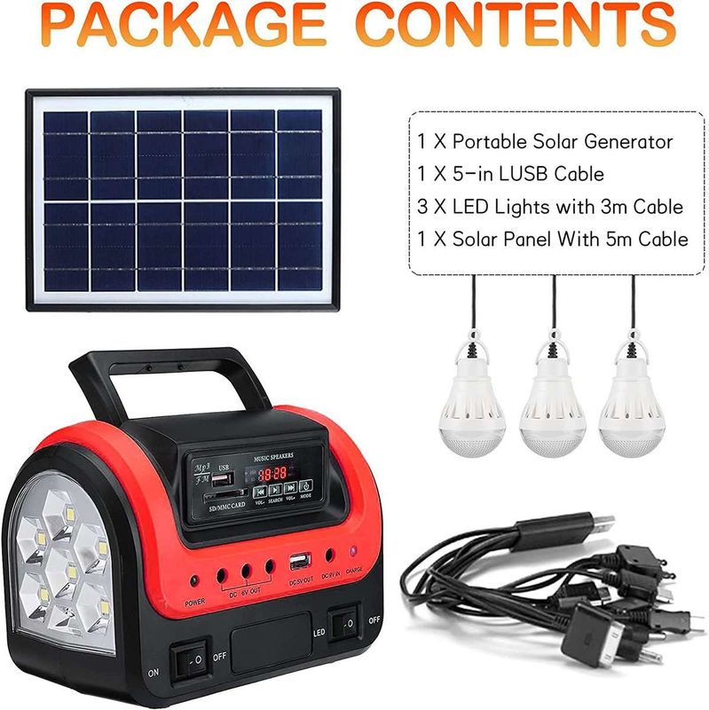 Dcは家の使用小型家のつくキットのためのライト太陽エネルギーの発電機を導いた