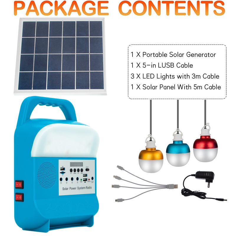 携帯用LEDのキャンプの太陽庭ライト ランプによって満たされるエネルギー パネルによって動力を与えられる緊急の球根