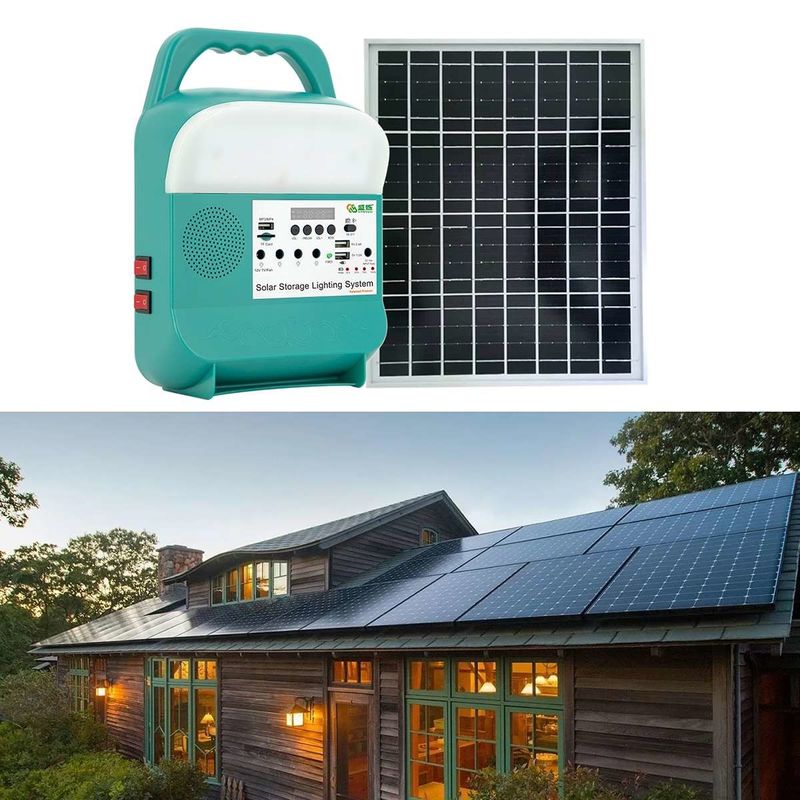 多数の高い明るさの太陽電源UsbはタイプC速い充満庭を出力した