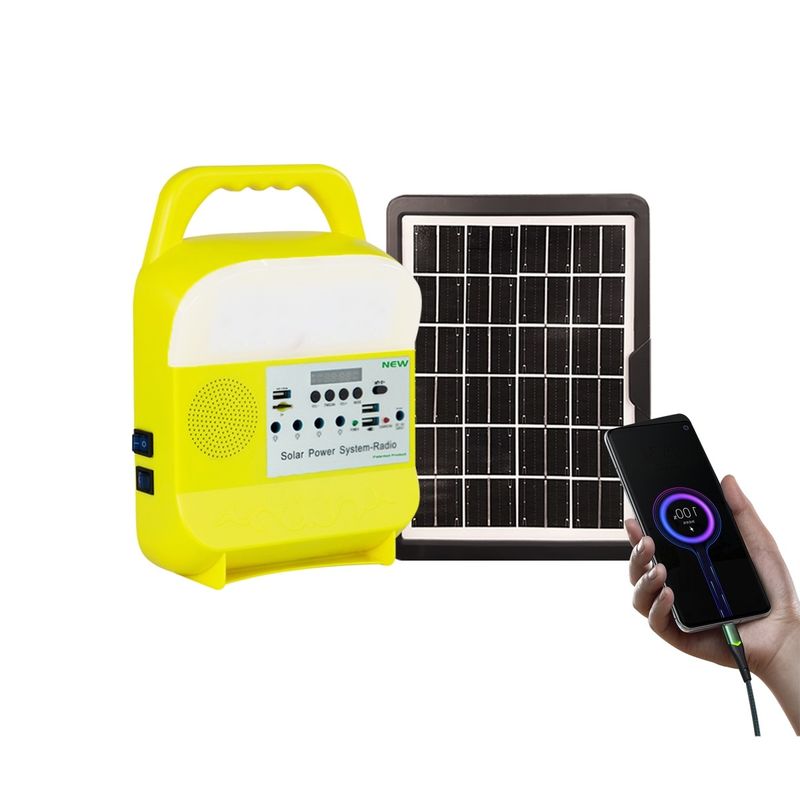 LEDの球根SRE-585 IP55が付いている家のつく太陽電池パネルのパワー系統 エネルギー キット