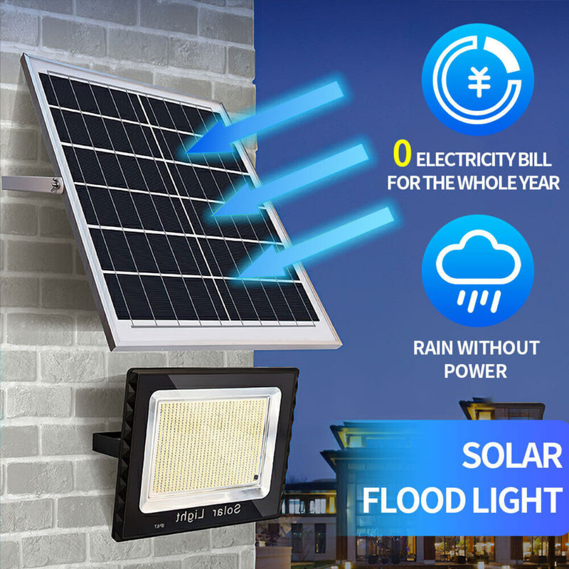3000lm防水太陽洪水の庭ライトABSモーションセンサーLED屋外プロジェクター
