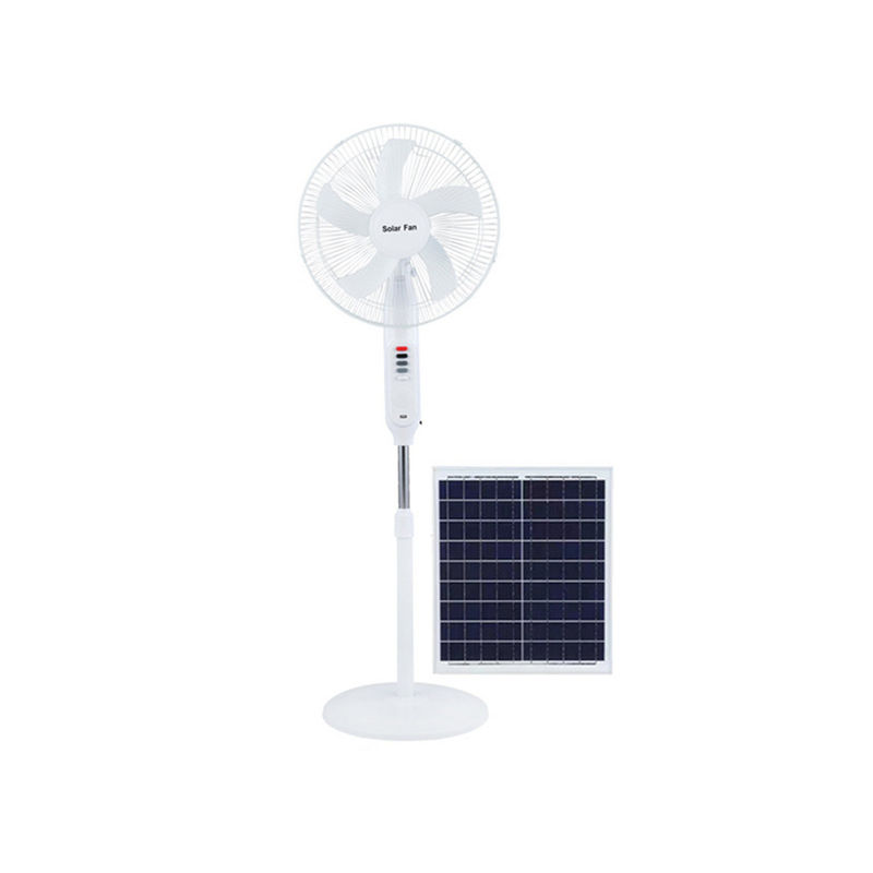 パネルが付いている再充電可能な25W太陽動力を与えられた屋外ファン18650のリチウム電池3の風ギヤ