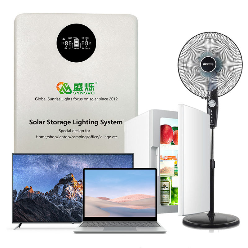 キャンプの緊急のガレージの小屋のための150W PVのエネルギー蓄積 システム12.8V 20AH電池