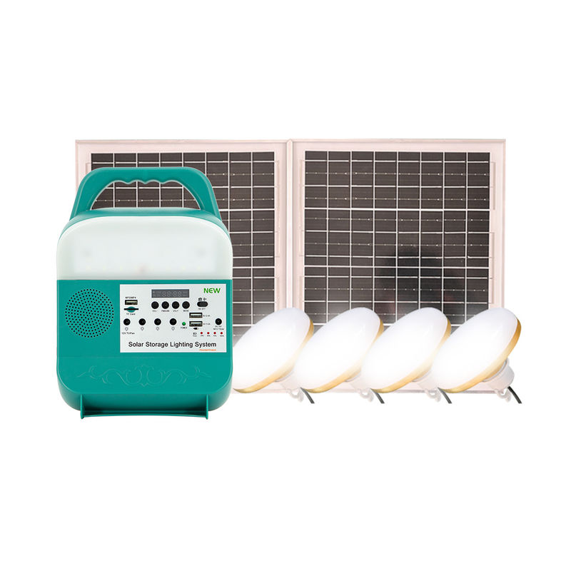 家4pcs 6Wの球根携帯電話のために太陽強い導かれた軽い力銀行のための12V太陽エネルギーライト