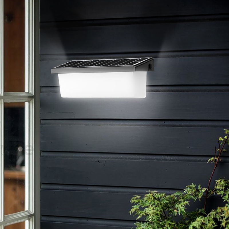 4100K 中立白色 太陽光壁灯 屋外 8-10 時間 作業時間 LED 太陽光壁灯 屋外 玄関 庭