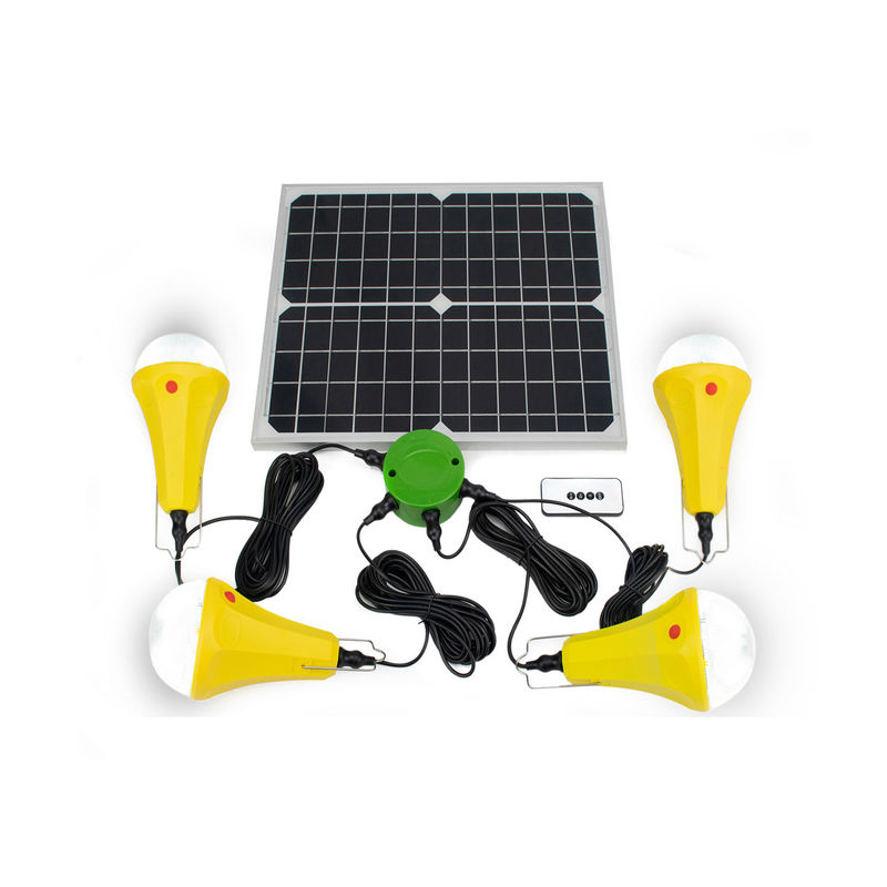 4PCS スイッチと25Wのモノソーラーパネルを備えた太陽光発電灯