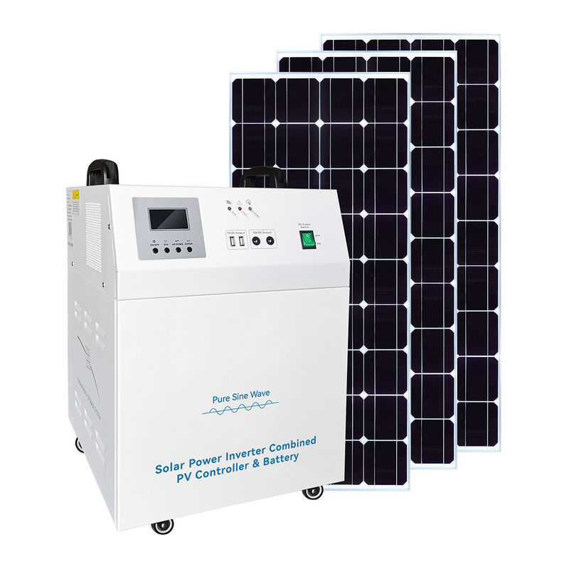 100W太陽光パネル発電機 50Hz/60Hz ISO認証付き バッテリー照明電源システム