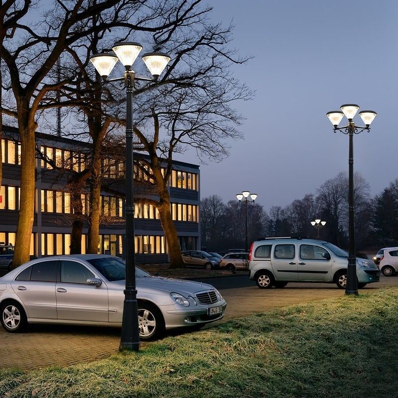 IP65屋外の太陽LEDの景色の細道ライト太陽庭は3つのヘッド ランプをつける