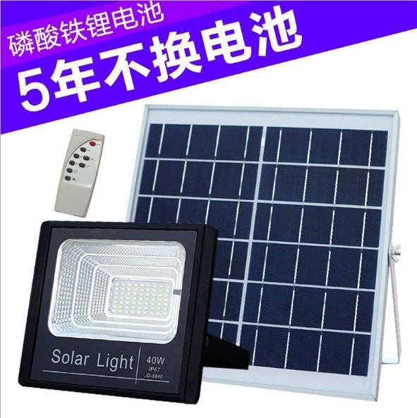 100W Jd-8840の太陽太陽洪水ライト庭涼しく白い8PCS LEDの省エネ
