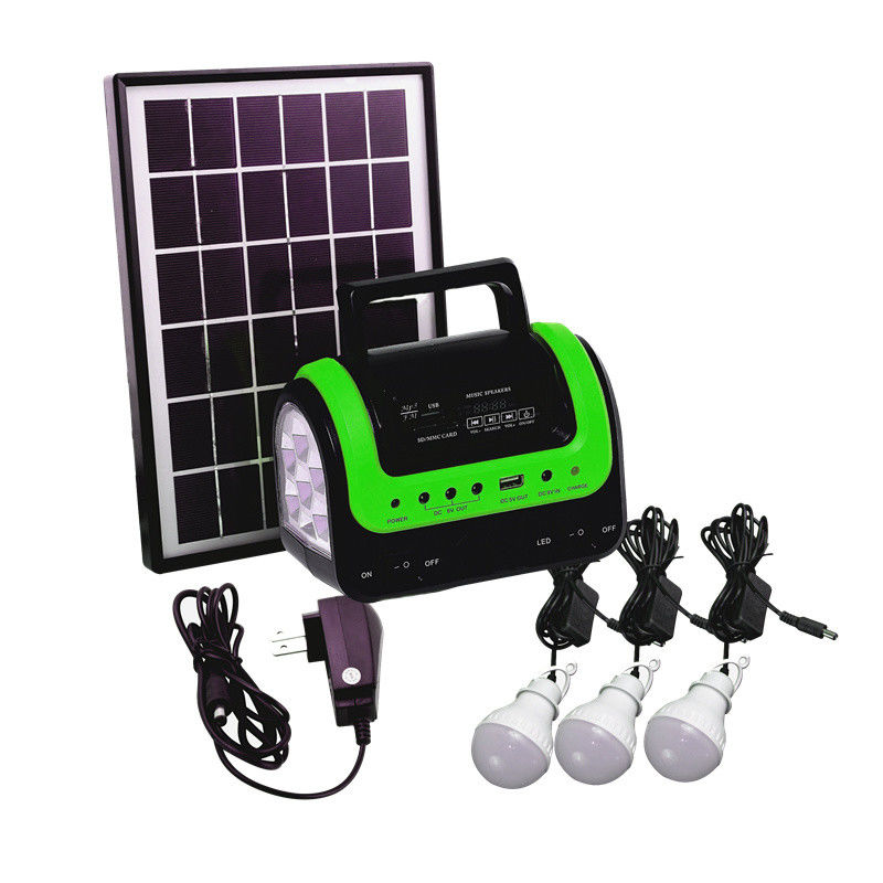 FCC EMC 5W 6V携帯用Solar Energyランプ12PCS SMD LED車のボートの太陽軽いキット