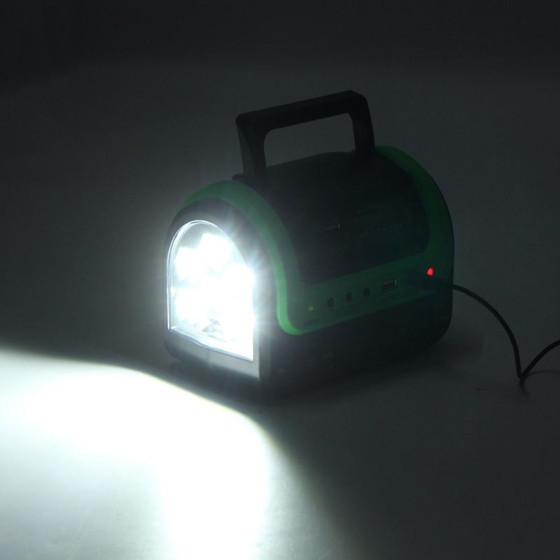 FCC EMC 5W 6V携帯用Solar Energyランプ12PCS SMD LED車のボートの太陽軽いキット