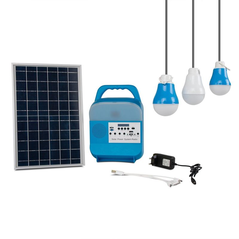 リモート・コントロール1つをハイキングする屋外スポーツのキャンプ山をつける太陽熱発電の小規模システム