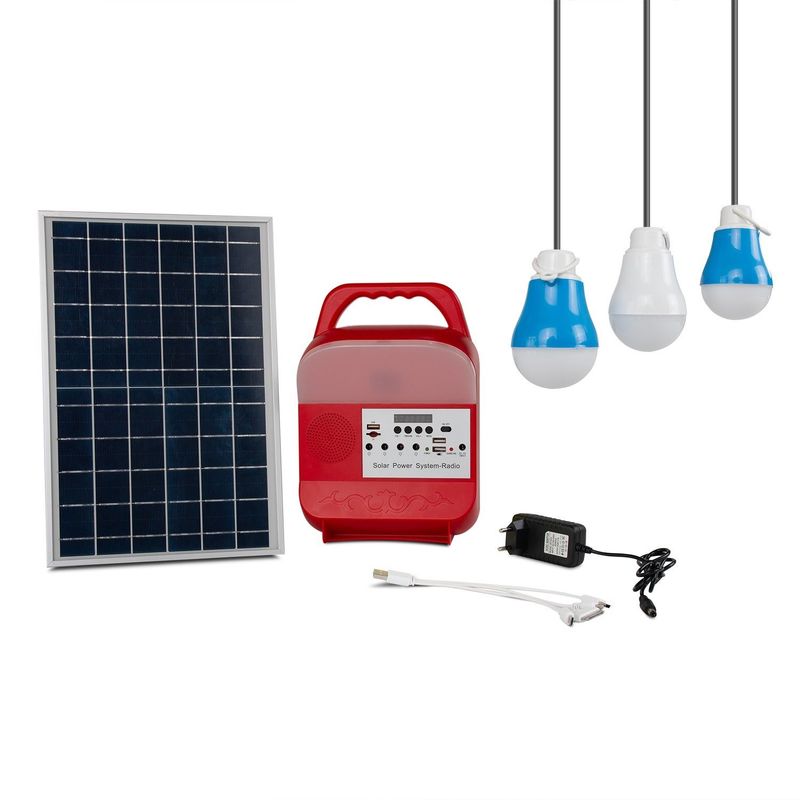 リモート・コントロール1つをハイキングする屋外スポーツのキャンプ山をつける太陽熱発電の小規模システム