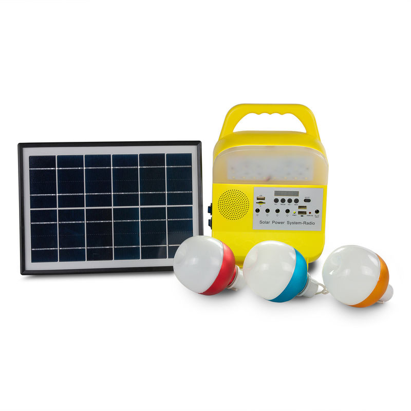 5W USB TFの携帯用太陽発電機屋外力の太陽電池パネルの導かれた照明装置