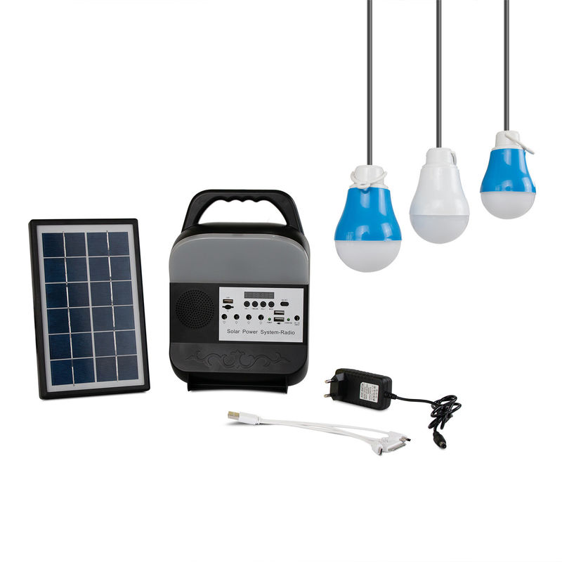 3W 12PCS SMD LEDの小さい太陽照明装置の屋外のキャンプの移動式電源