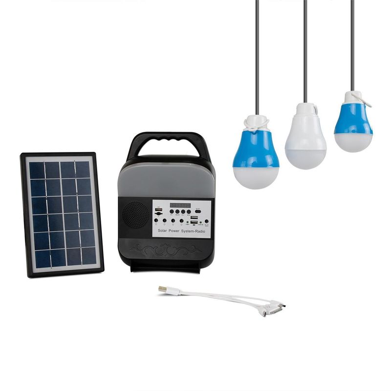 家の照明装置SRE-583のための携帯用太陽つくキット/太陽電池パネル