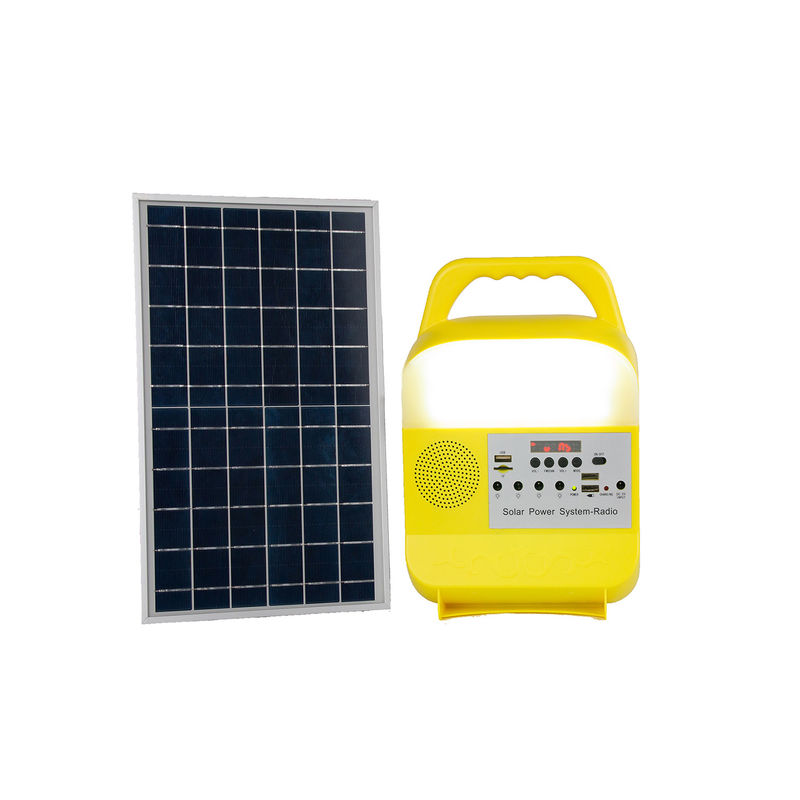 8-10Hrs Solar Garden Light With Bluetooth Radio , Pure White Solar Led Lights For Home