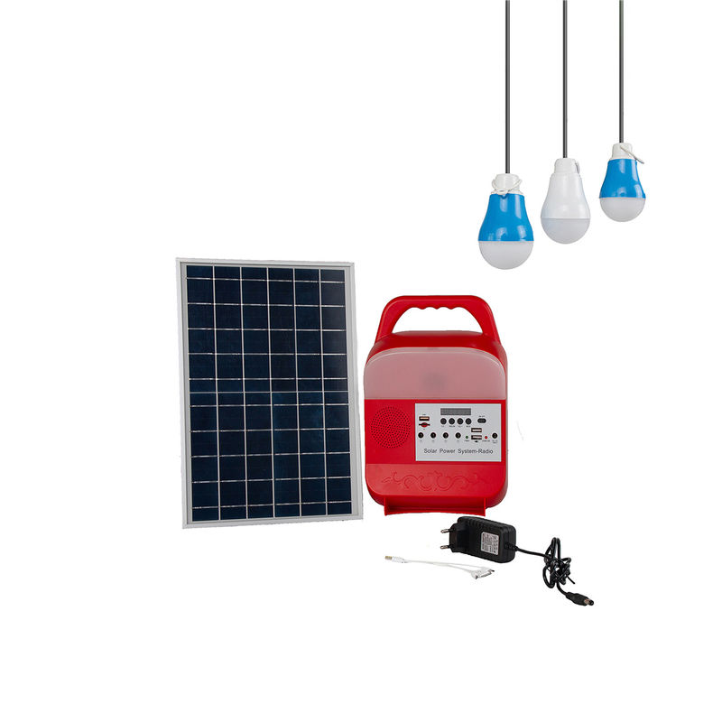 8-10Hrs Solar Garden Light With Bluetooth Radio , Pure White Solar Led Lights For Home