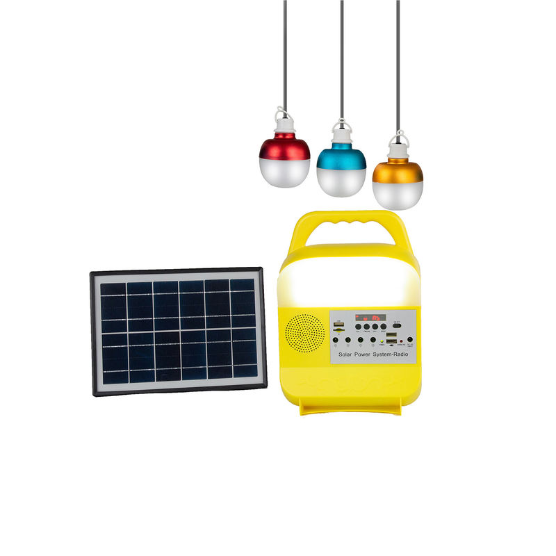 力不足区域のための5W 6V 3PCSの太陽非常灯
