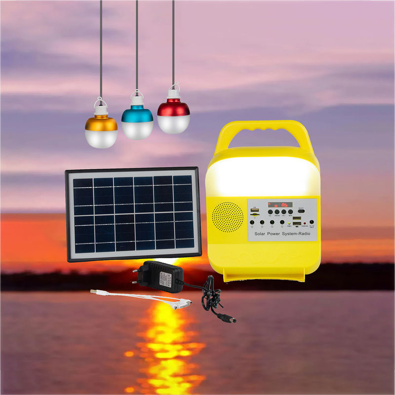 力不足区域のための5W 6V 3PCSの太陽非常灯
