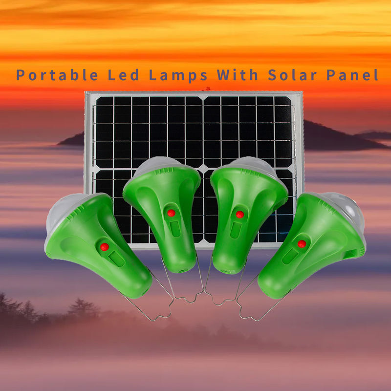 電話充満を用いる4*50PCS LEDのSolar Energyキットの太陽導かれた家の照明装置