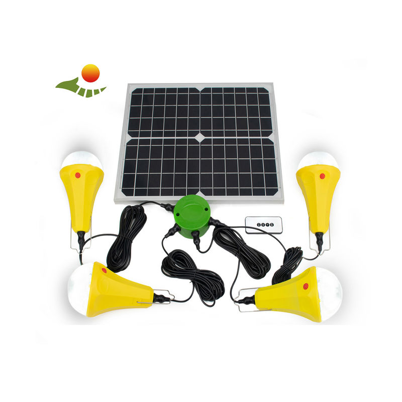 4モード25W 6V携帯用家の太陽系の太陽エネルギーは太陽電池パネルが付いているライトを導いた
