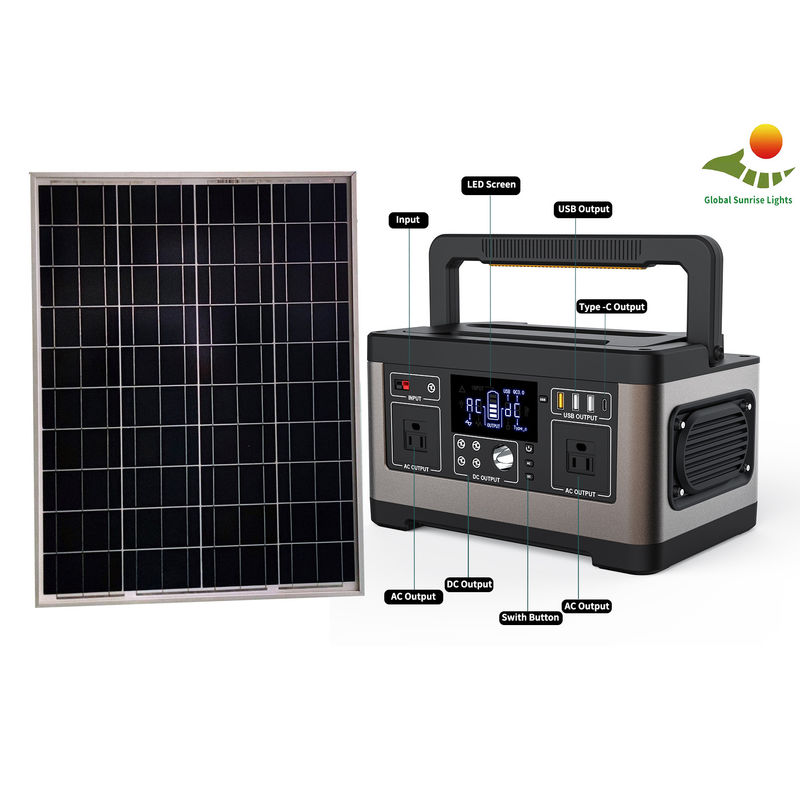 120W LiFePO4の携帯用太陽発電機の1000のライフ サイクルの太陽家の照明装置