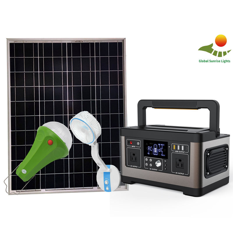 120W LiFePO4の携帯用太陽発電機の1000のライフ サイクルの太陽家の照明装置