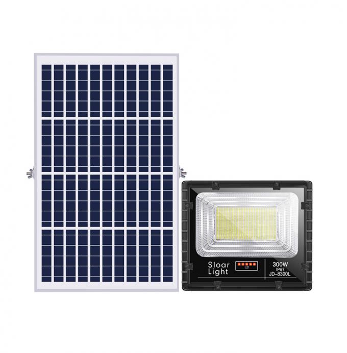 動力を与えられる庭の街灯の太陽のための屋外100W太陽ランプの保証LED太陽洪水ライト