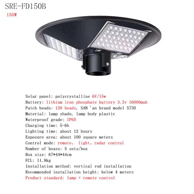 円形UFO太陽軽い防水IP65 150W 250W 2