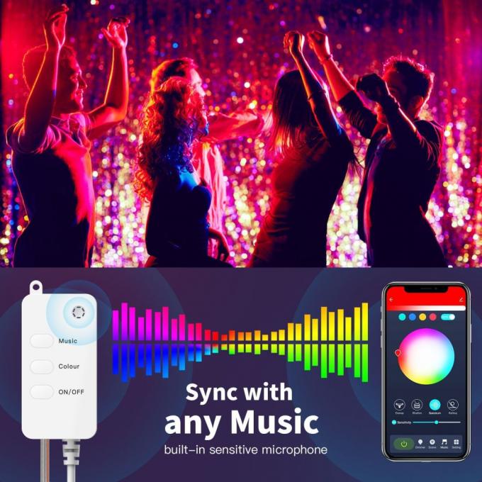 USB Bluetooth WiFiの遠隔多彩な地球は装飾的なLEDライトをつける