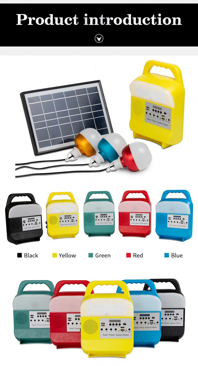 LEDのSolar Energy再充電可能で軽い省エネシステム家の携帯用キャンプ ランプ