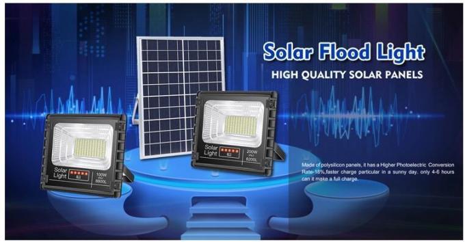 200W 300Wの高い発電の太陽掲示板のつくことのための軽い太陽洪水ライト
