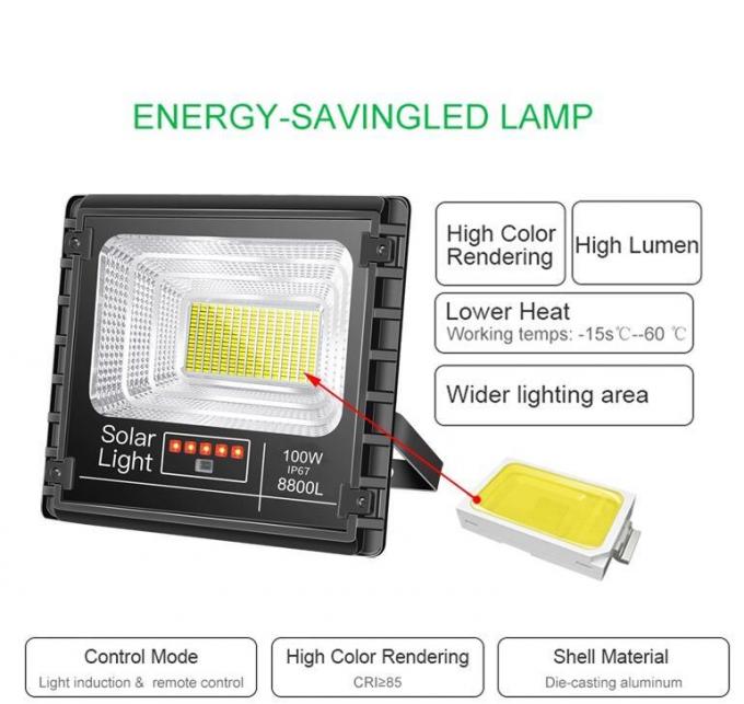 200W 300Wの高い発電の太陽掲示板のつくことのための軽い太陽洪水ライト