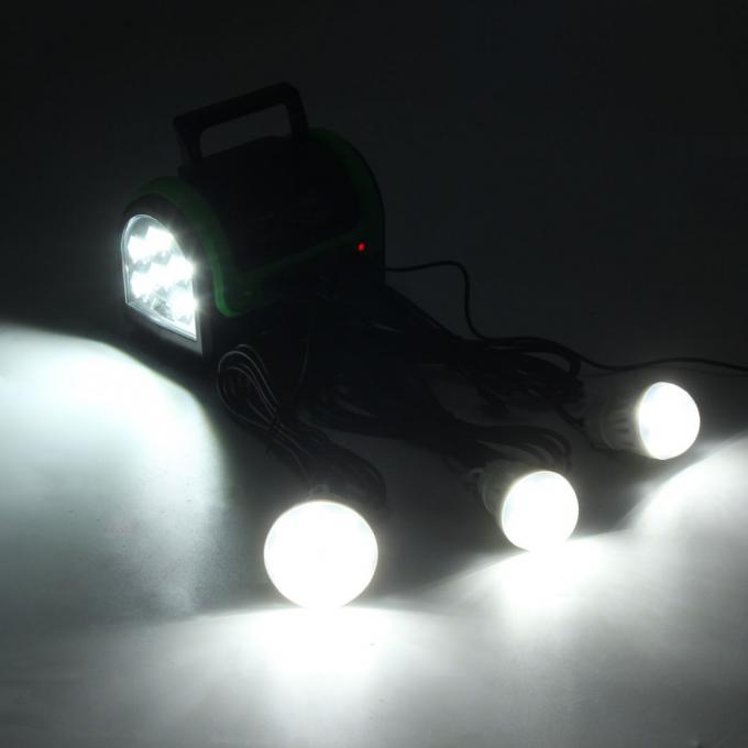 移動式充満5W 6V太陽ライトが付いている3つのLEDの太陽ランプが付いている新しい携帯用太陽ランプ