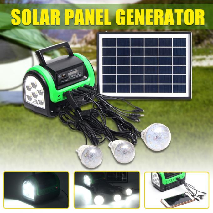 移動式充満5W 6V太陽ライトが付いている3つのLEDの太陽ランプが付いている新しい携帯用太陽ランプ