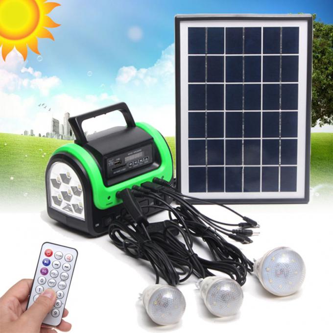 移動式充満5W 6V太陽ライトが付いている3つのLEDの太陽ランプが付いている新しい携帯用太陽ランプ