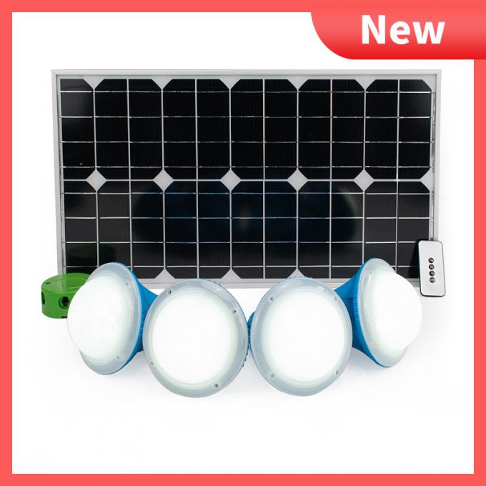 4PCS LEDランプのBuild-in 5200mAh太陽ランプが付いている30W 25Wの太陽家の照明装置