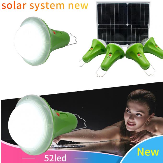 4PCS LEDランプのBuild-in 5200mAh太陽ランプが付いている30W 25Wの太陽家の照明装置