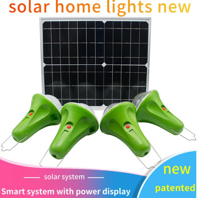 4PCS LEDランプのBuild-in 5200mAh太陽ランプが付いている30W 25Wの太陽家の照明装置