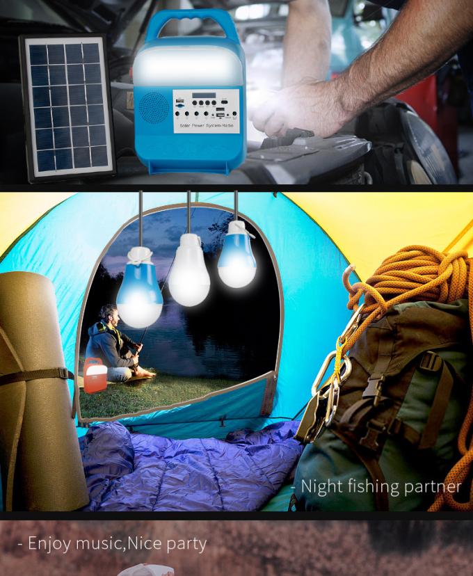 無線の移動式力ランプが付いている太陽エネルギーの照明装置USBの携帯電話の充満ランプ
