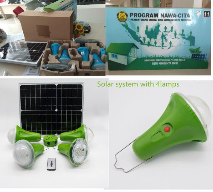 6つの穴のハブが付いている太陽エネルギーのエネルギー・システム475lum太陽再充電可能なランプ