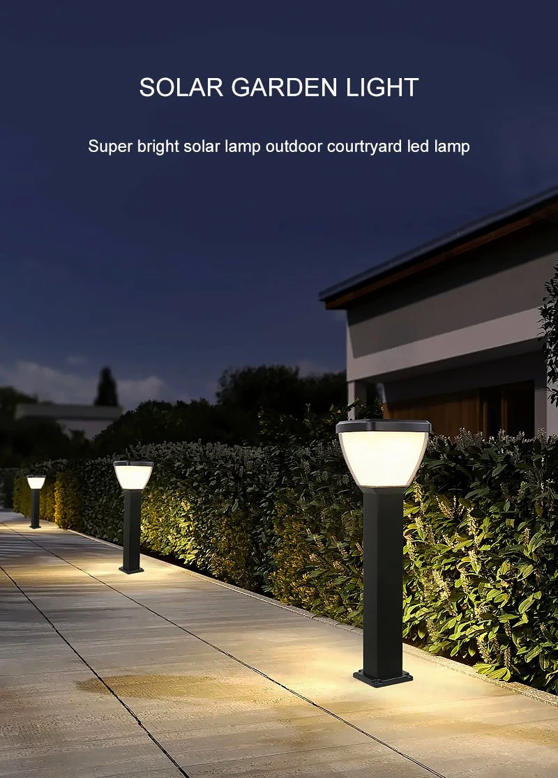 庭の太陽ライトのための太陽動力を与えられたセンサー ランプの防水屋外のヤードの塀太陽LEDのゲートの柱ライト