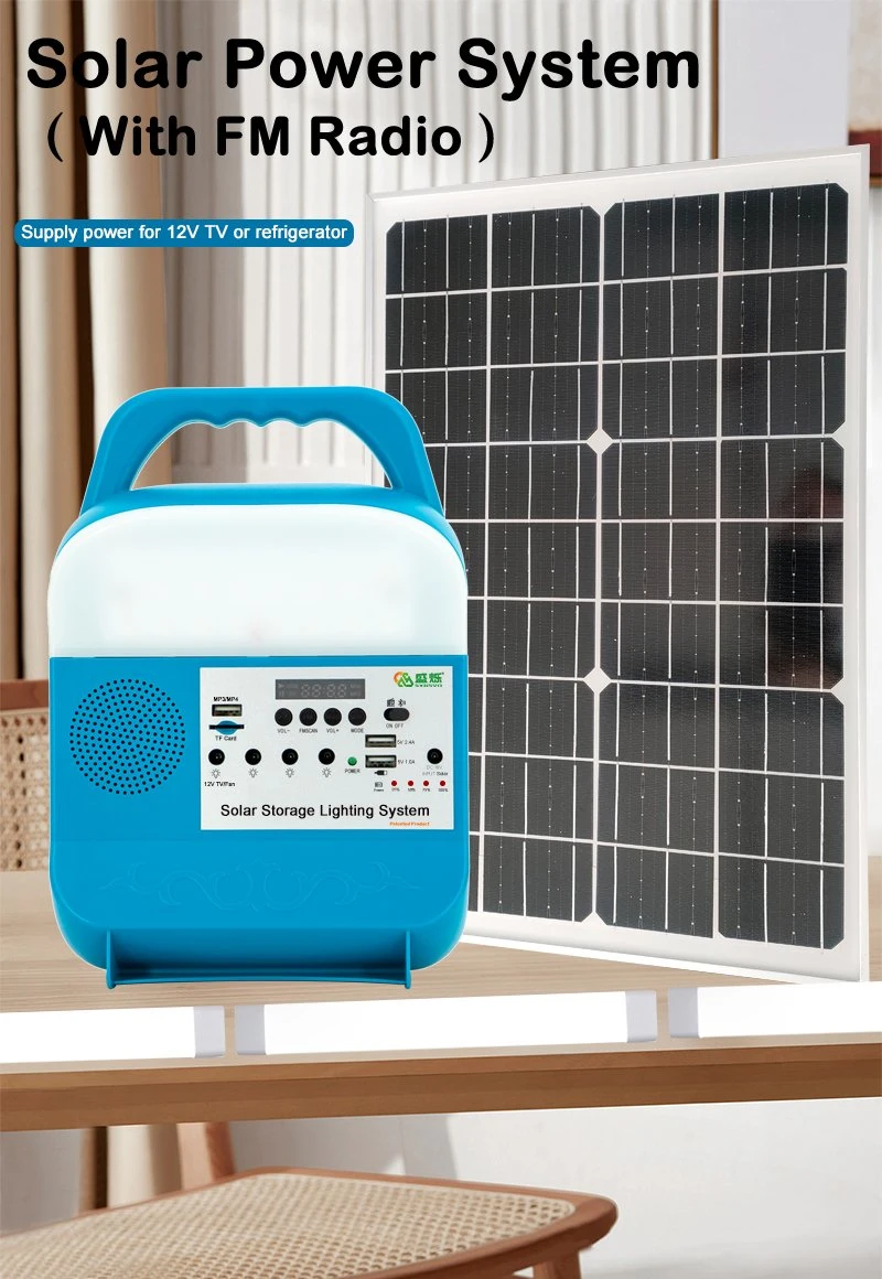 格子日曜日力の屋外のキャンプの太陽電池パネル力の照明装置を離れた熱い販売のポータブル
