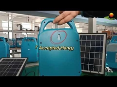 携帯用太陽照明キットの新しい設計は太陽電池パネルが付いている電球を導きました