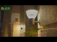 優雅に設計されていたLEDの太陽防水壁ランプ センサー システム庭の屋外の太陽壁ランプB4001