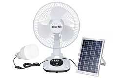 キャンプ充満テーブル力銀行のための携帯用太陽屋外の扇風機12インチ